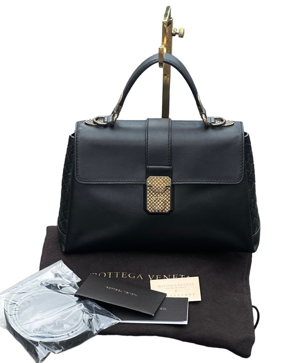 BOTTEGAVENETAボッテガヴェネタイントレチャートケリー型2way  