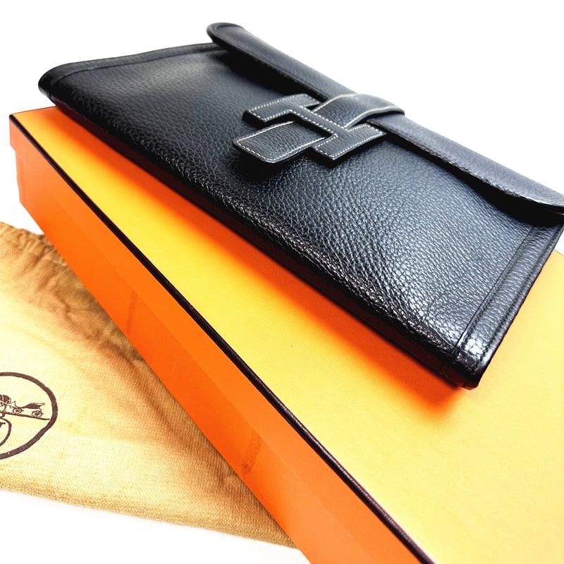 HERMES バイカラーセカンドバッグ HERMES バイカラーセカンドバッグ