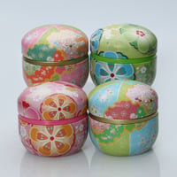 鈴子缶4缶セット【お手玉 花桃】