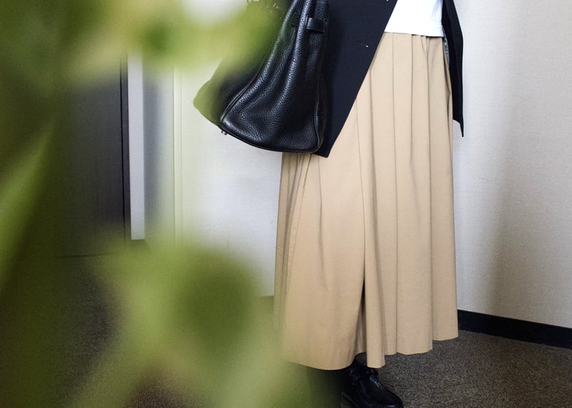 BonVoyage ボンヴォヤージュ　ジェットセッタースカート　ベージュ BonVoyage ジェットセッタースカート