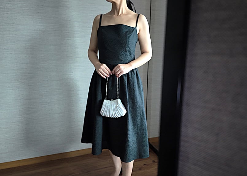 エフォートレスドレス L ブラック エフォートレスドレス ATELIER ROUGE