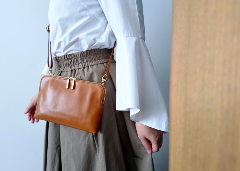 マルチポシェット（キャメル）- Multi-Pochette (camel) - | Bon