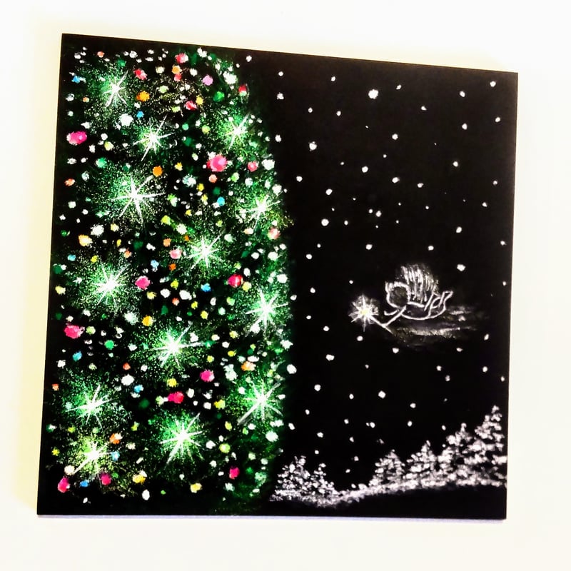 クリスマス きよしこの夜 エンジェルから 幸せな贈り物【原画
