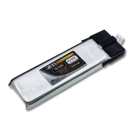 G8 1S 580mAh Si-グラフェン 軽量 LiPo 30C/60C (4.35 / 4.2V) / PHR-2P コネクター付き