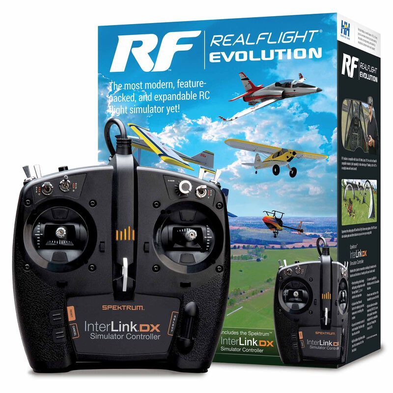 RC フライトシュミレーターreal REALFLIGHT リアルフライト7&8 RealFlight Evolution コントローラー付 (Steam版) | AirCra