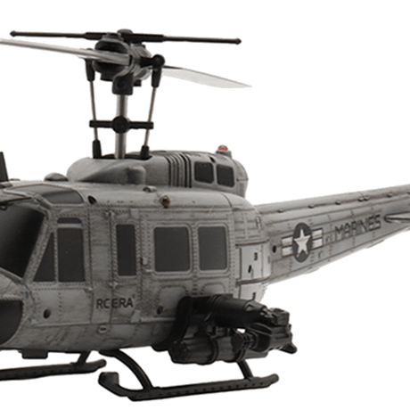 RC ERA C032 UH-1 ヒューイ　グレー汚し塗装Ver　送信機なしBNF