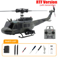 RC ERA C032 UH-1 ヒューイ カモフラージュ RTF（技適付き）