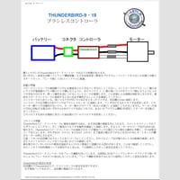 CastleCreations ThunderBird ESC 日本語マニュアル(PDFダウンロード版)