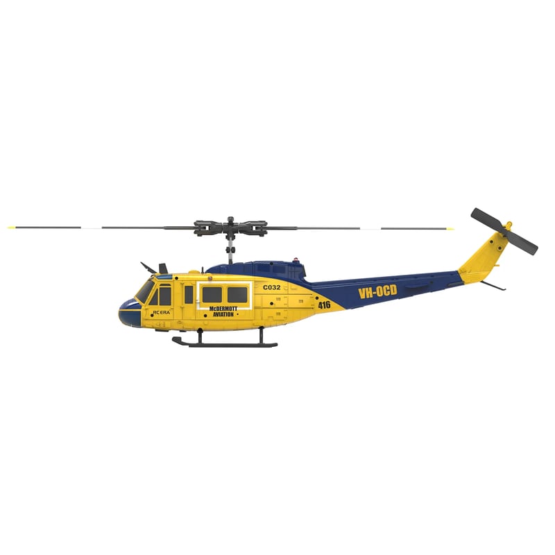 RC ERA C032 UH-1 ヒューイ イエロー x ブルー 送信機なしBNF | Air