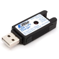 E-flite 1S LiPo USB 充電器, 300mA出力