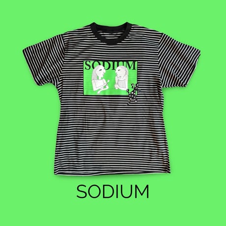 「SODIUM」ストレッチボーダーTシャツ