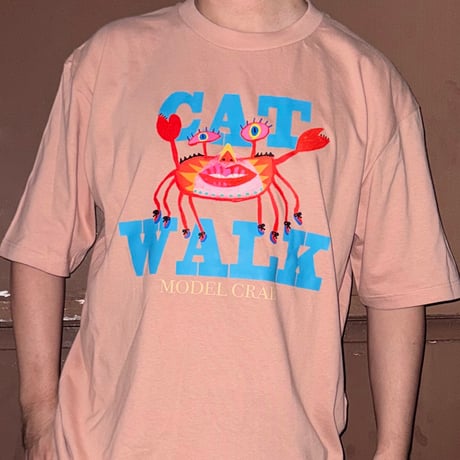 「MODEL CRAB」Tシャツ