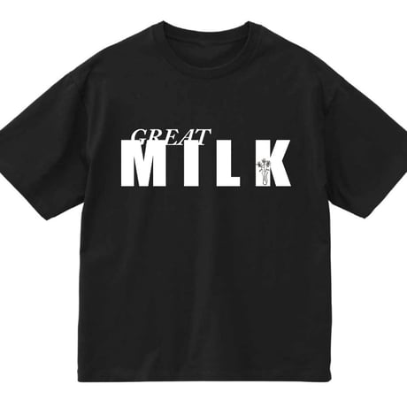 「GREAT MILK」Tシャツ