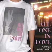 HELLO KITTY × A TWO J 「ALL ONE IN LOVE」コラボTシャツ