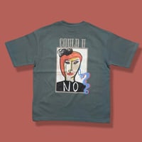 「COULD YOU」バックプリントTシャツ