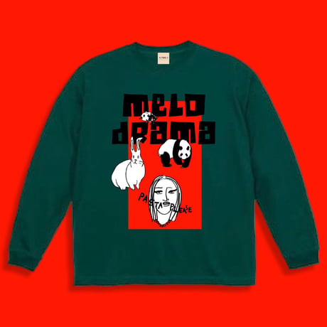 「MELO DRAMA」ビッグシルエットロングスリーブTシャツ