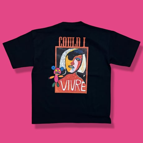 「COULD I」バックプリント9.1オンスTシャツ