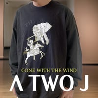 「GONE WITH THE WIND」ビッグシルエットロングスリーブTシャツ