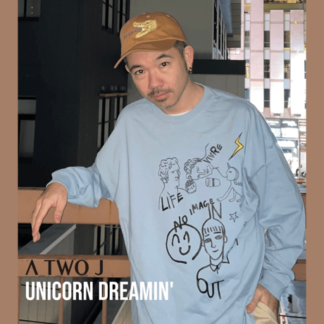 「Unicorn Dreamin'」ロングスリーブTシャツ
