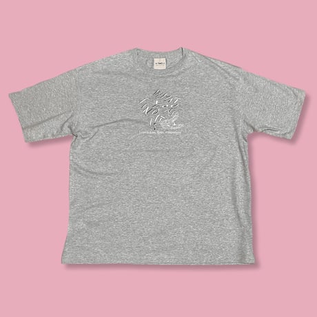 「AS IT IS」刺繍ビッグシルエットTシャツ