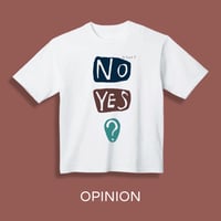 「OPINION」Tシャツ