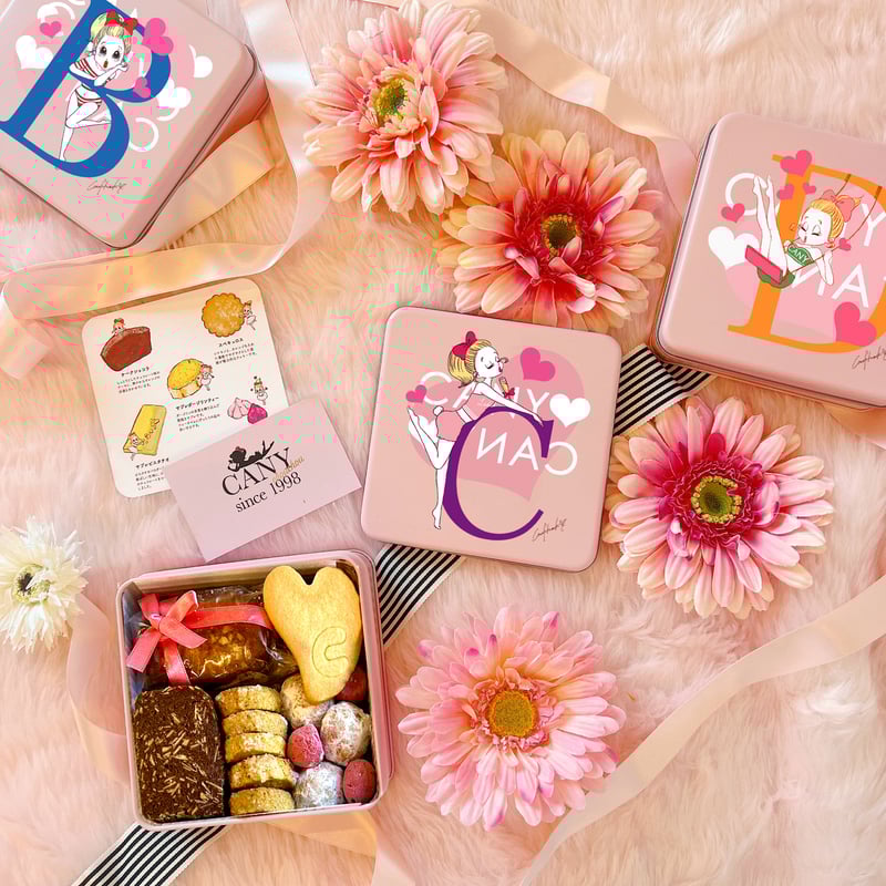 キャニーちゃんのお菓子缶「キャニー❤︎キャニー」 | CANY's STORE