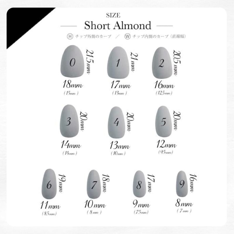 測定用チップ | nail tip shop 