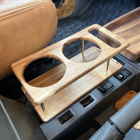 70 ランドクルーザー ランクル 78 プラド ドリンクホルダー 灰皿 格納式