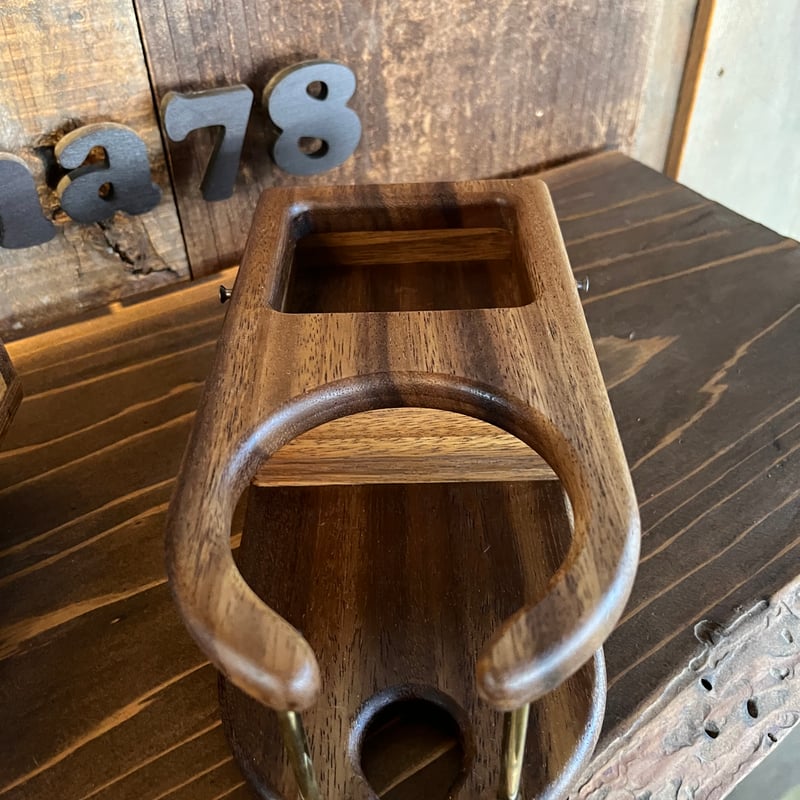 灰皿ドリンクホルダーショートタイプ（モンキーポッド