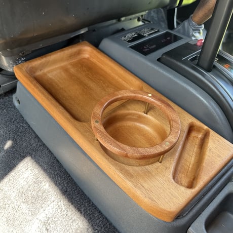 シフト横小物置き（ドリンクホルダー付き）マホガニー