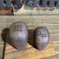 トゥルーピー用🚗シフトノブとトランスファーノブのセット（ウォールナット）
