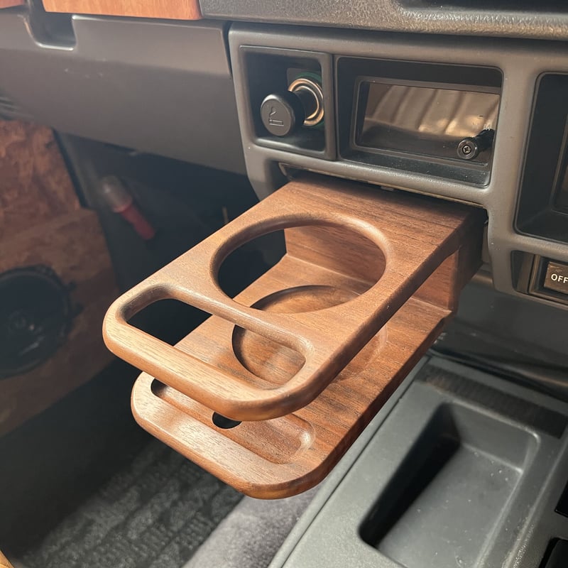 灰皿ドリンクホルダー（ウォールナット） | Kakuyama78