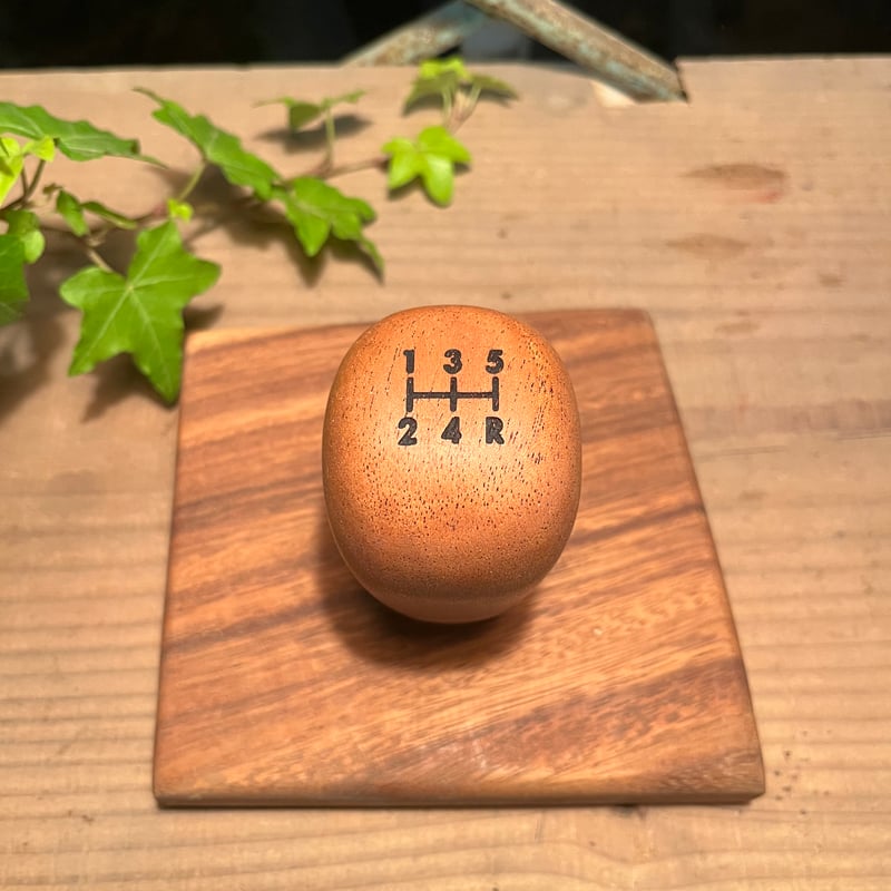 シフトノブとトランスファーノブのセット（マホガニー） | Kakuyama78