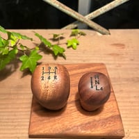 シフトノブとトランスファーノブのセット（モンキーポッド）