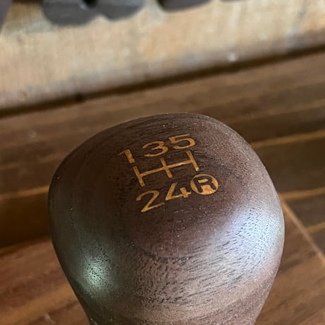 シフトノブ（ウォールナット）ゴールドシフトパターン