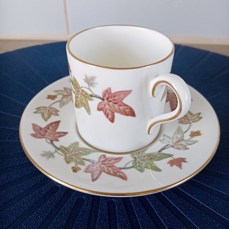 ビンテージ ウェッジウッド WEDGWOOD アイビーハウス デミタスカップ 