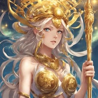 【ヒーリング伝授】女神ダナの金の杖（自信や勇気・豊かさや行動力が欲しい方に最適）