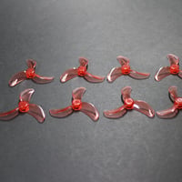 GEMFAN 40mm 1608-3 (1.0mm) Clear Red, 8枚組み