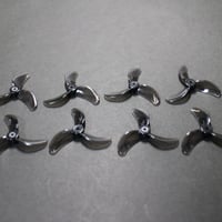 GEMFAN 40mm 1608-3 (1.5mm) Clear Black, 8枚組み
