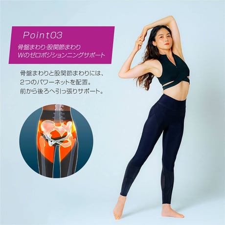 着圧 骨盤 美脚 スタイルアップ 男女兼用 骨盤矯正 スッキリ ボディ ゼロトレ(R) スタイルアップタイツ ★送料無料★