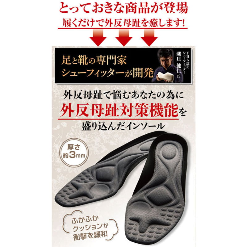 外反母趾専用インソール ガイハンインソール ☆送料無料 | PROFIT