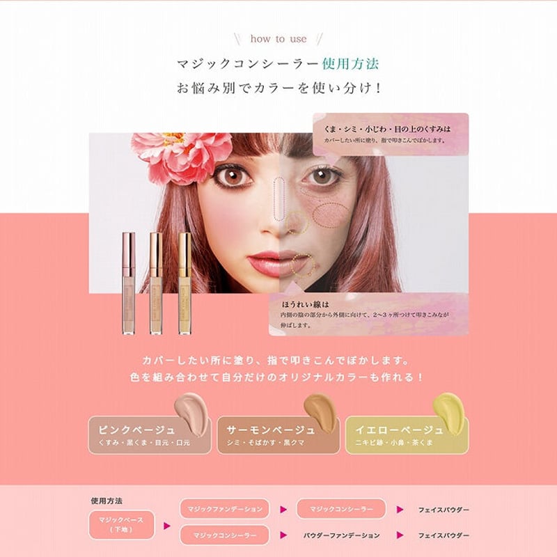 シナリー コンシーラーなど リリィのほっぺ様 シナリー コンシーラー