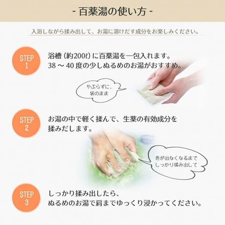 薬用入浴剤 百薬湯（ひゃくやくとう）30g×10包