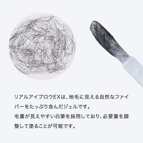 アイブロウ 眉毛 眉毛ファイバー リアルアイブロウEX ★送料無料★