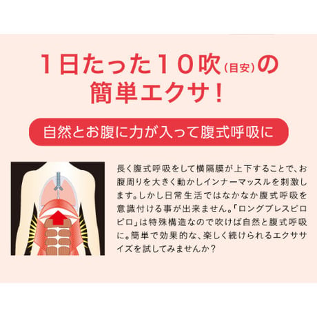 腹式呼吸エクサ ロングピロピロ ストロング(E)