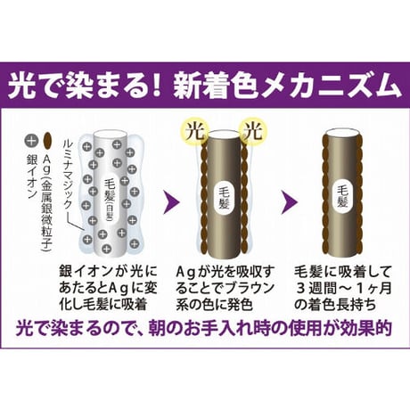 光で染まる白髪染め ルミナマジック SII 75g ★送料無料