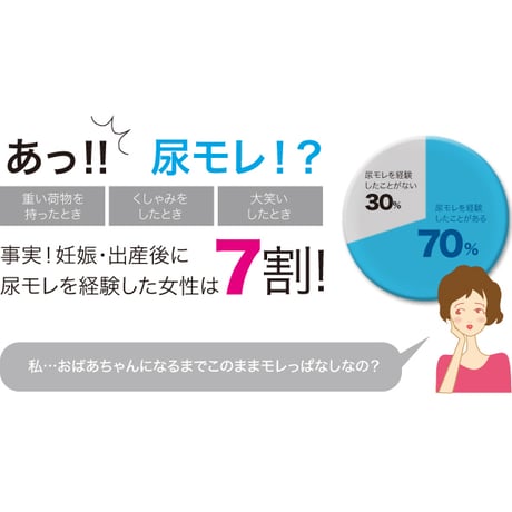骨盤底筋サポートショーツ モレキュット モカベージュ ★送料無料