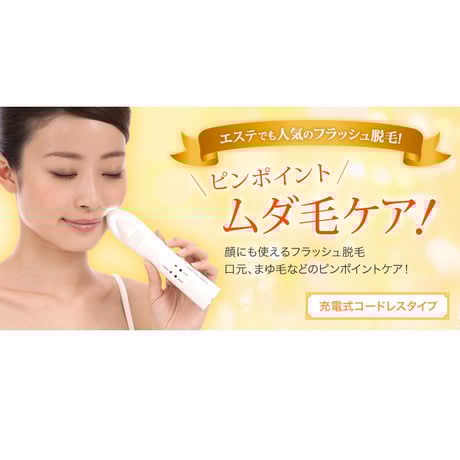 フラッシュ式脱毛器ポルトビューティー IPL光美容器 AIM-BT121