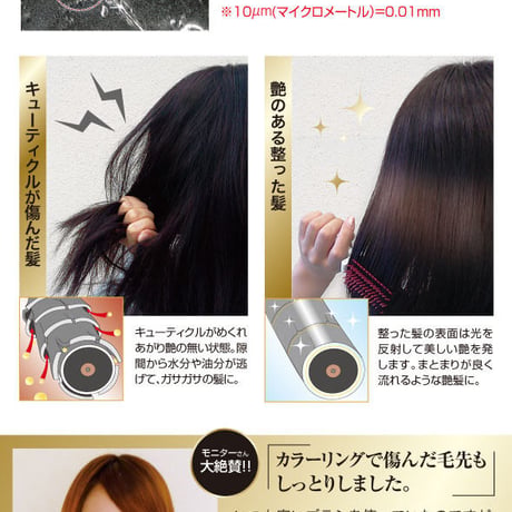 美容師さんの艶髪ブラシ 携帯用