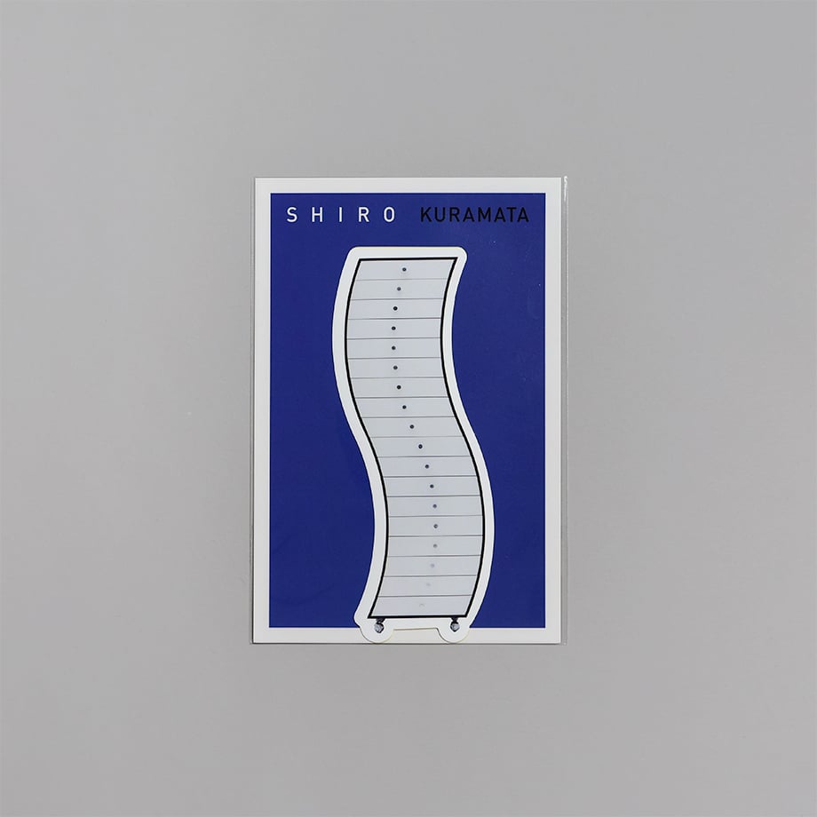 倉俣史朗のデザイン」展 大判ステッカー 変形の家具Side1 | 京都国立